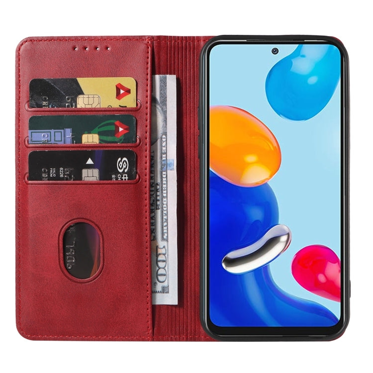 For Xiaomi Redmi Note 11 Global Magnetic Closure Leather Phone Case