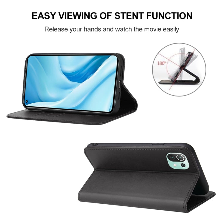 For Xiaomi Mi 11 Lite 4G / 5G Magnetic Closure Leather Phone Case