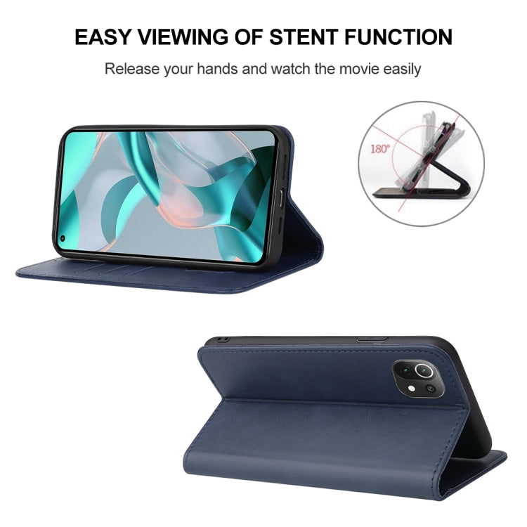 For Xiaomi Mi 11 Lite 5G NE Magnetic Closure Leather Phone Case
