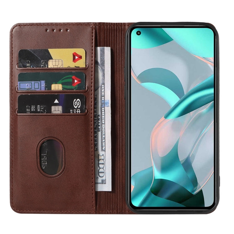 For Xiaomi Mi 11 Lite 5G NE Magnetic Closure Leather Phone Case