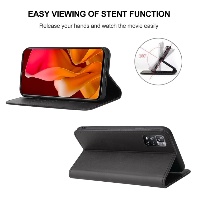 For Xiaomi Mi 11i / Poco F3 / Redmi K40 Magnetic Closure Leather Phone Case