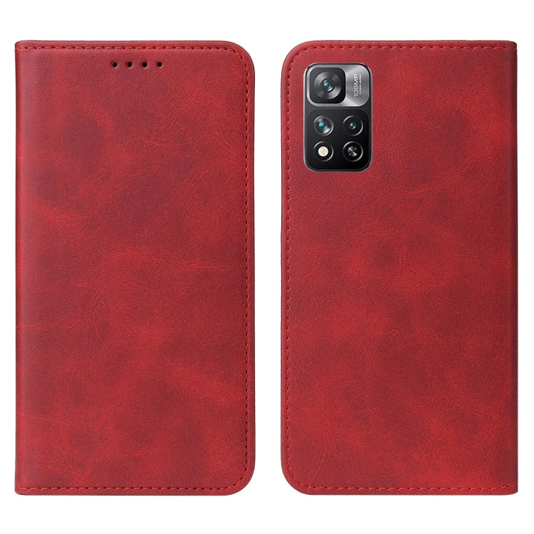 For Xiaomi Mi 11i / Poco F3 / Redmi K40 Magnetic Closure Leather Phone Case