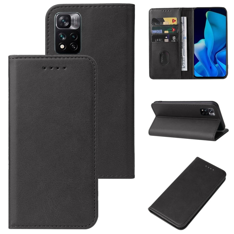 For Xiaomi Mi 11i HyperCharge Magnetic Closure Leather Phone Case