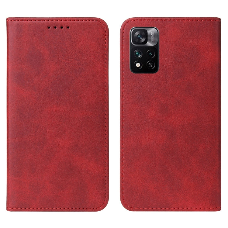 For Xiaomi Mi 11i HyperCharge Magnetic Closure Leather Phone Case