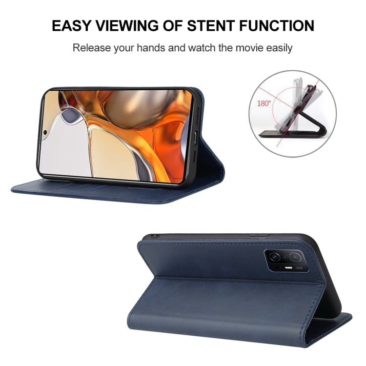 For Xiaomi 11T / 11T Pro Magnetic Closure Leather Phone Case