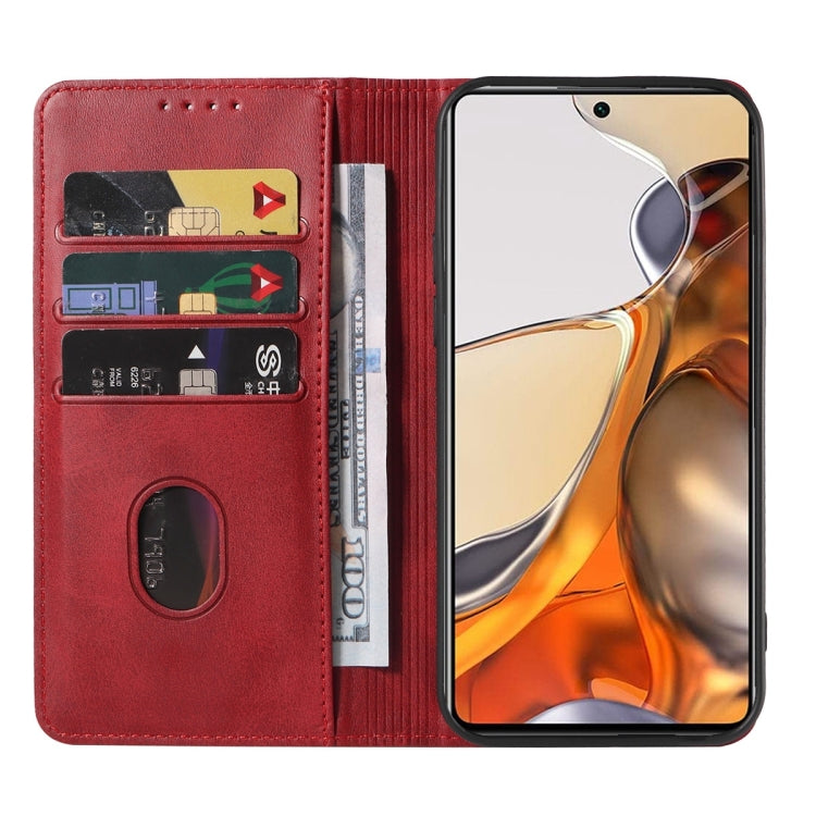 For Xiaomi 11T / 11T Pro Magnetic Closure Leather Phone Case