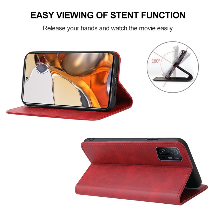 For Xiaomi 11T / 11T Pro Magnetic Closure Leather Phone Case