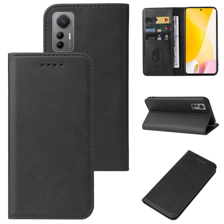 For Xiaomi 12 Lite Magnetic Closure Leather Phone Case
