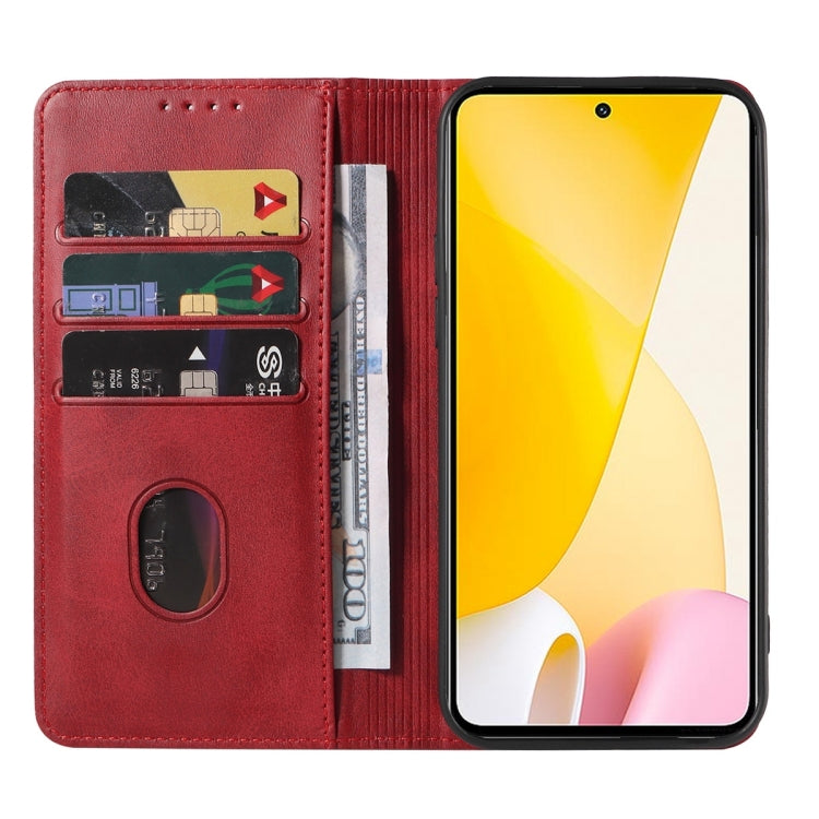 For Xiaomi 12 Lite Magnetic Closure Leather Phone Case
