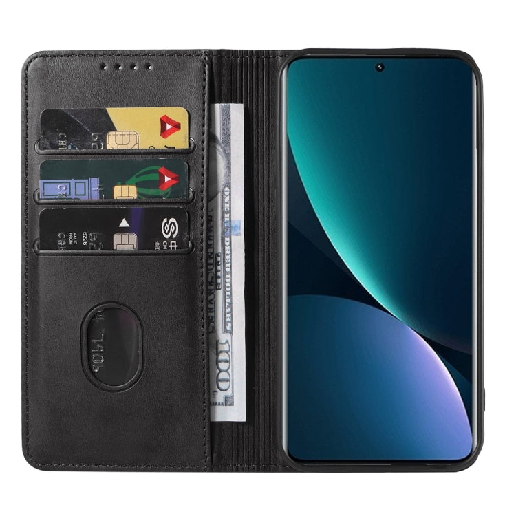 For Xiaomi 12 Pro Dimensity Magnetic Closure Leather Phone Case