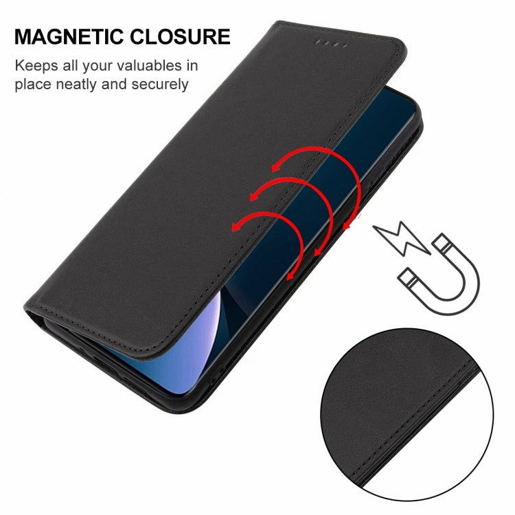 For Xiaomi 12 Pro Dimensity Magnetic Closure Leather Phone Case