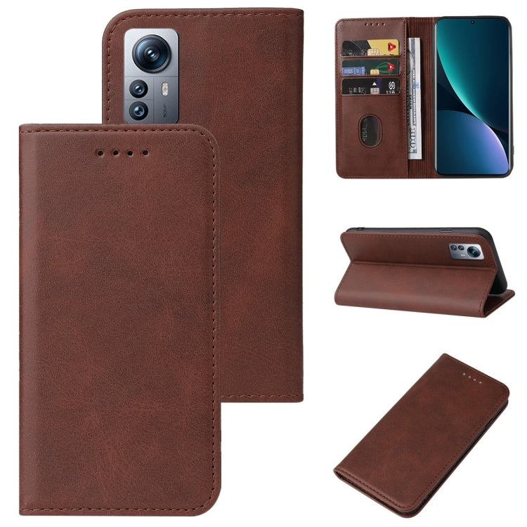 For Xiaomi 12 Pro Dimensity Magnetic Closure Leather Phone Case