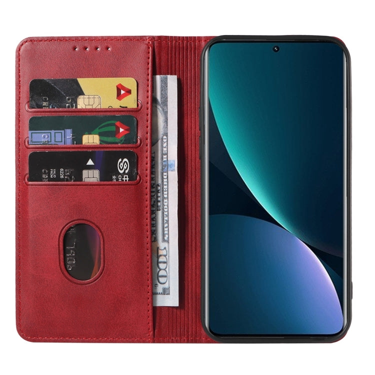 For Xiaomi 12 Pro Dimensity Magnetic Closure Leather Phone Case