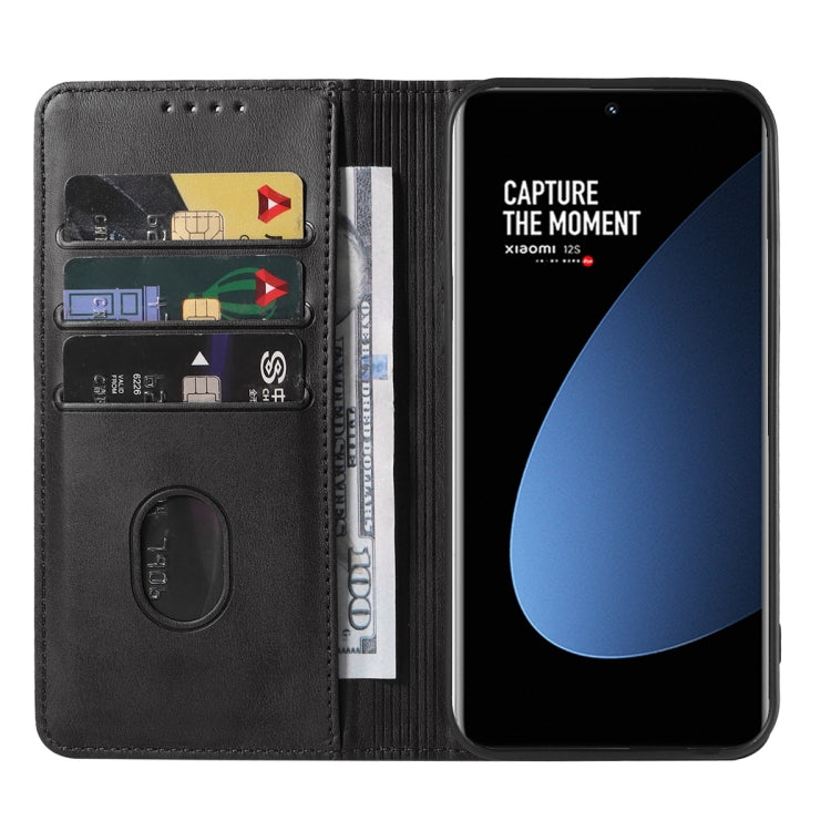 For Xiaomi 12S Magnetic Closure Leather Phone Case