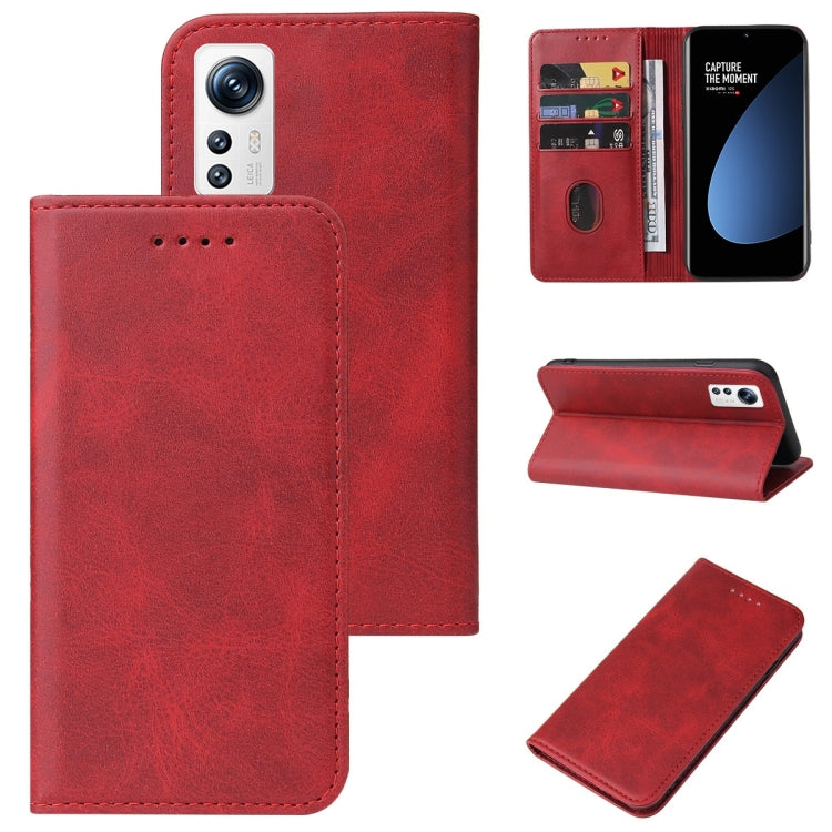 For Xiaomi 12S Magnetic Closure Leather Phone Case
