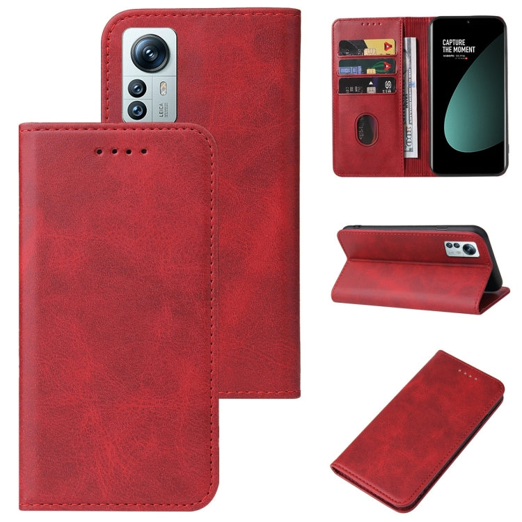 For Xiaomi 12S Pro Magnetic Closure Leather Phone Case