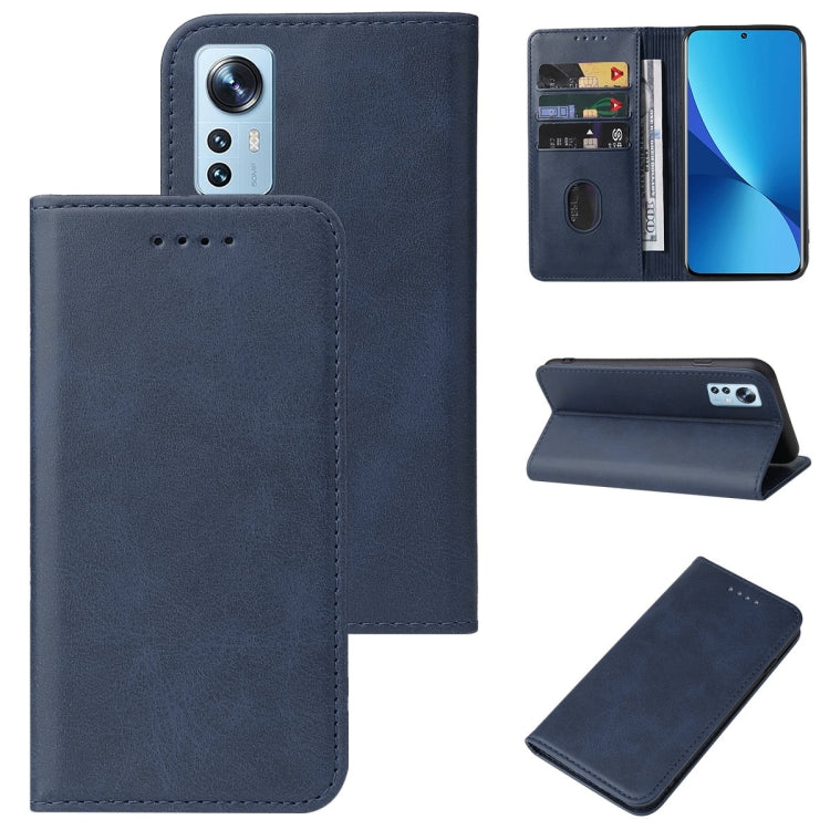 For Xiaomi 12X Magnetic Closure Leather Phone Case