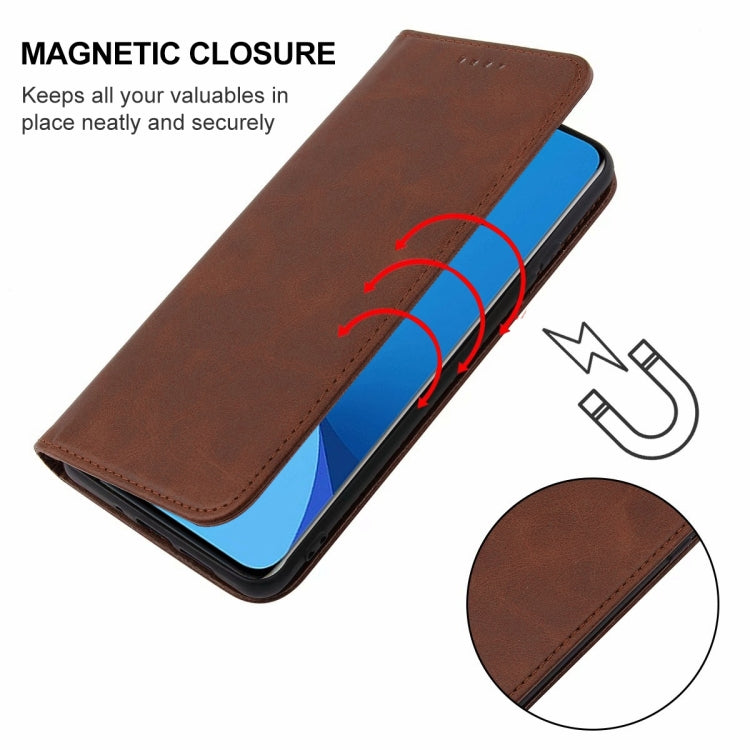 For Xiaomi 12X Magnetic Closure Leather Phone Case