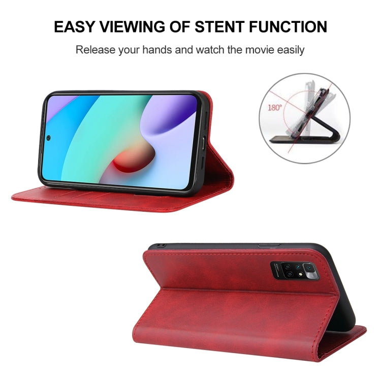 For Xiaomi Redmi 10 2022 Magnetic Closure Leather Phone Case