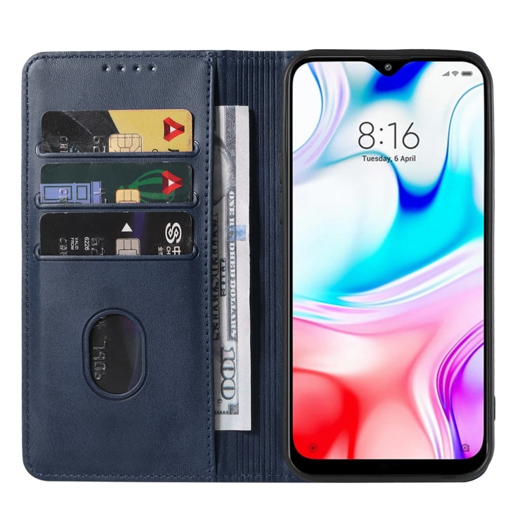 For Xiaomi Redmi 8 Magnetic Closure Leather Phone Case