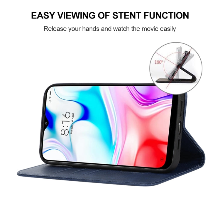 For Xiaomi Redmi 8 Magnetic Closure Leather Phone Case