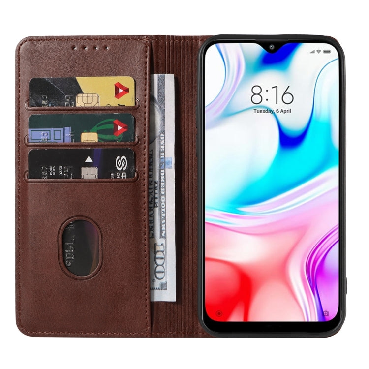 For Xiaomi Redmi 8 Magnetic Closure Leather Phone Case