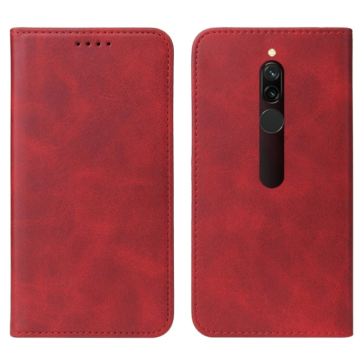 For Xiaomi Redmi 8 Magnetic Closure Leather Phone Case