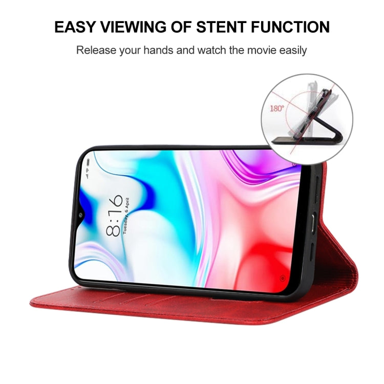 For Xiaomi Redmi 8 Magnetic Closure Leather Phone Case