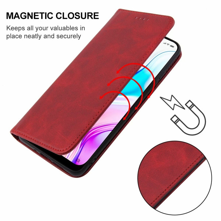 For Xiaomi Redmi 8 Magnetic Closure Leather Phone Case