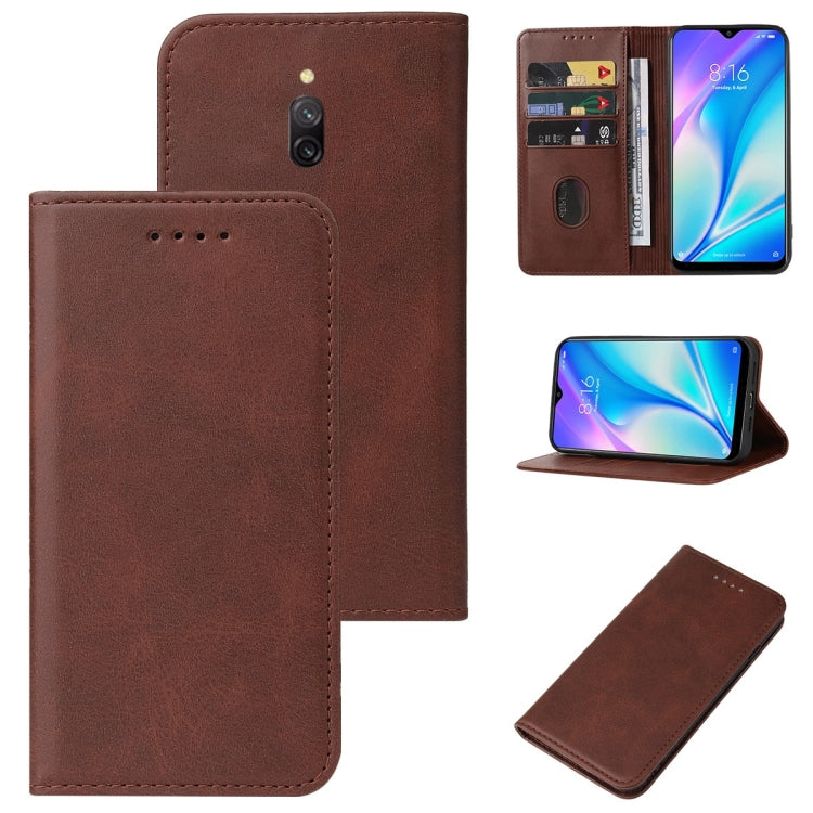 For Xiaomi Redmi 8A Pro Magnetic Closure Leather Phone Case