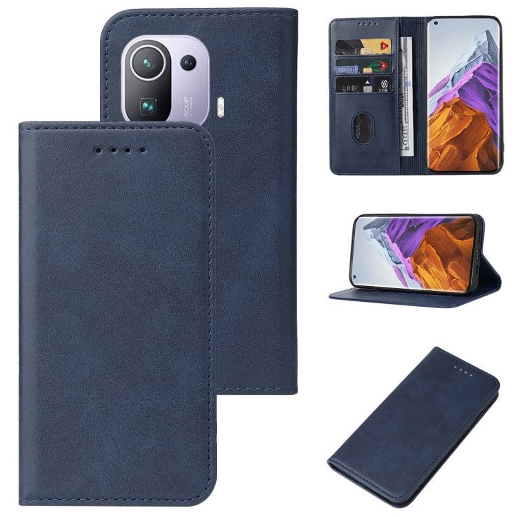 For Xiaomi Mi 11 Pro Magnetic Closure Leather Phone Case