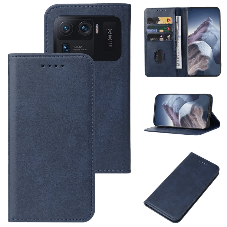 For Xiaomi Mi 11 Ultra Magnetic Closure Leather Phone Case