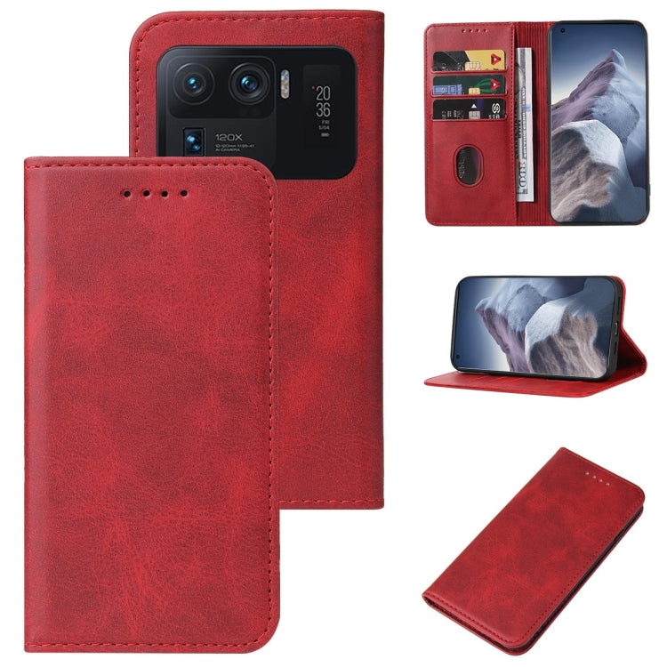 For Xiaomi Mi 11 Ultra Magnetic Closure Leather Phone Case