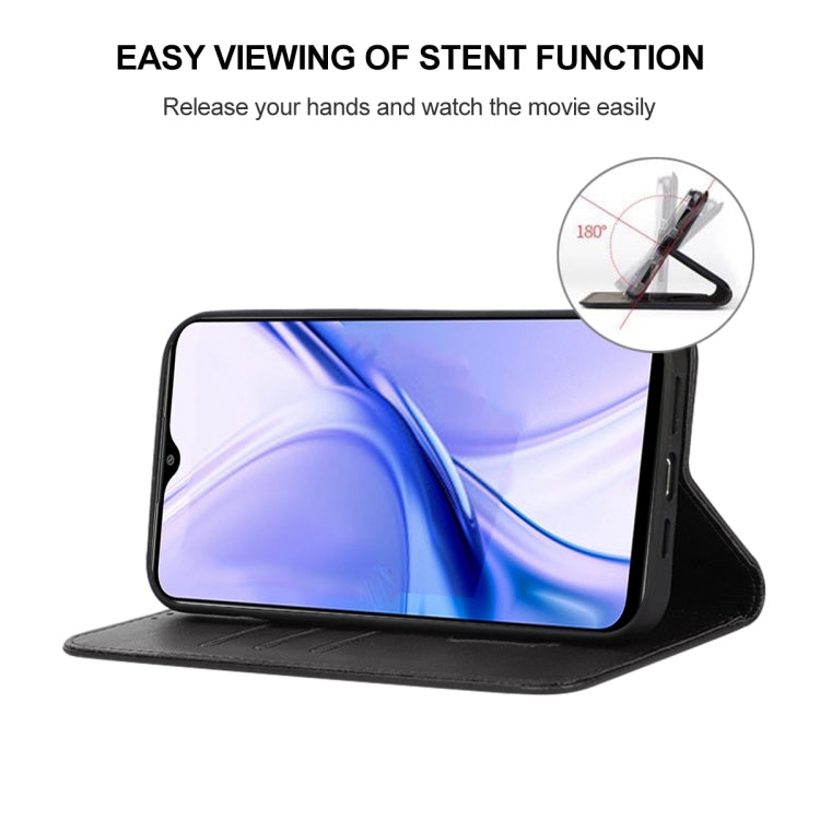 For Xiaomi Poco M2 Magnetic Closure Leather Phone Case