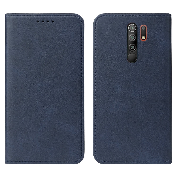 For Xiaomi Poco M2 Magnetic Closure Leather Phone Case