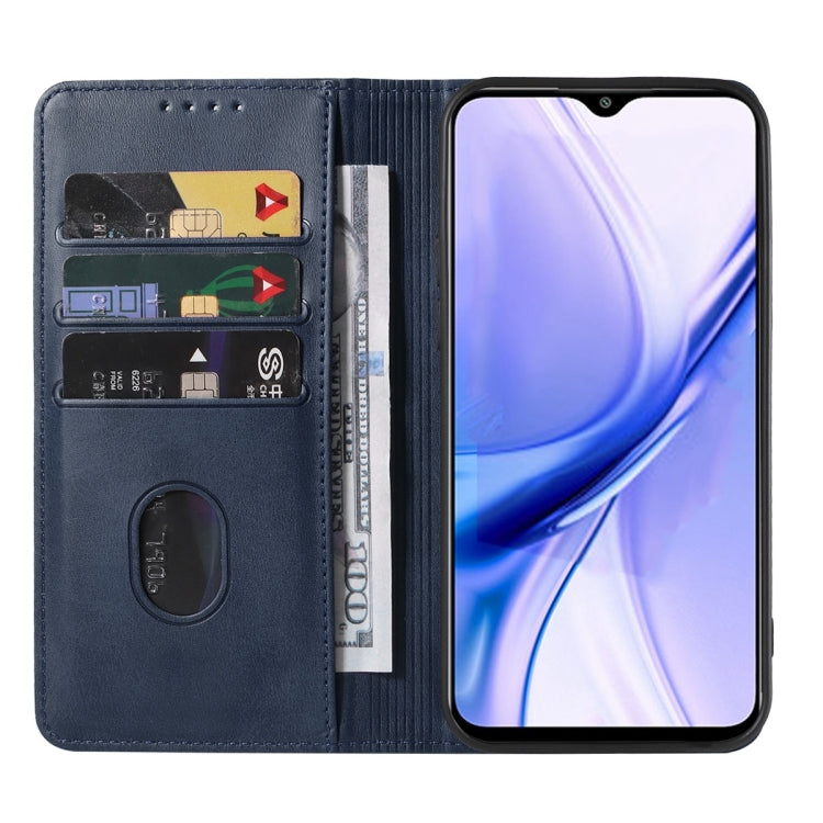 For Xiaomi Poco M2 Magnetic Closure Leather Phone Case