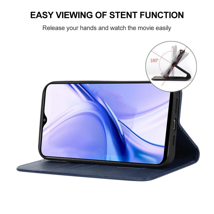 For Xiaomi Poco M2 Magnetic Closure Leather Phone Case