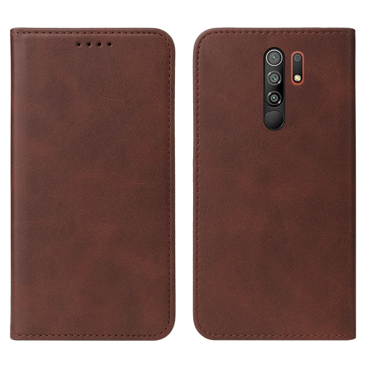 For Xiaomi Poco M2 Magnetic Closure Leather Phone Case