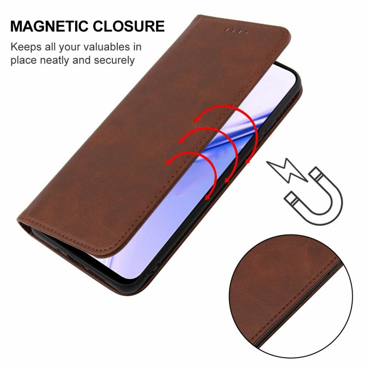 For Xiaomi Poco M2 Magnetic Closure Leather Phone Case
