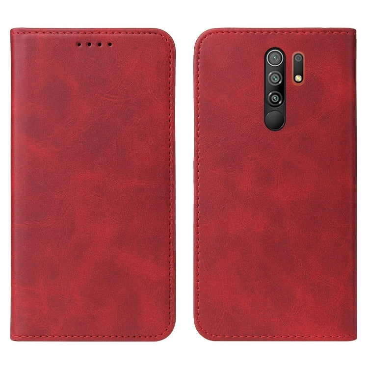 For Xiaomi Poco M2 Magnetic Closure Leather Phone Case