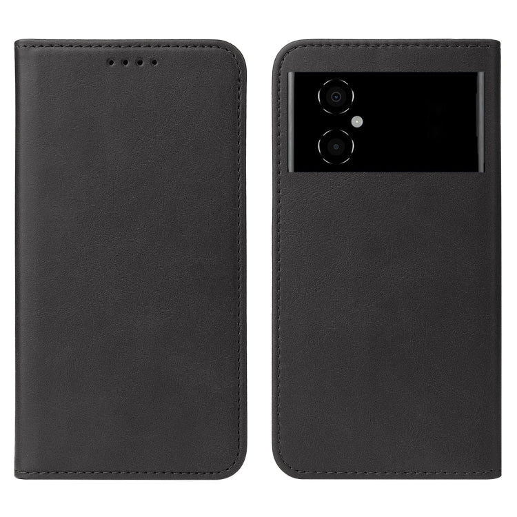 For Xiaomi Poco M4 5G Magnetic Closure Leather Phone Case