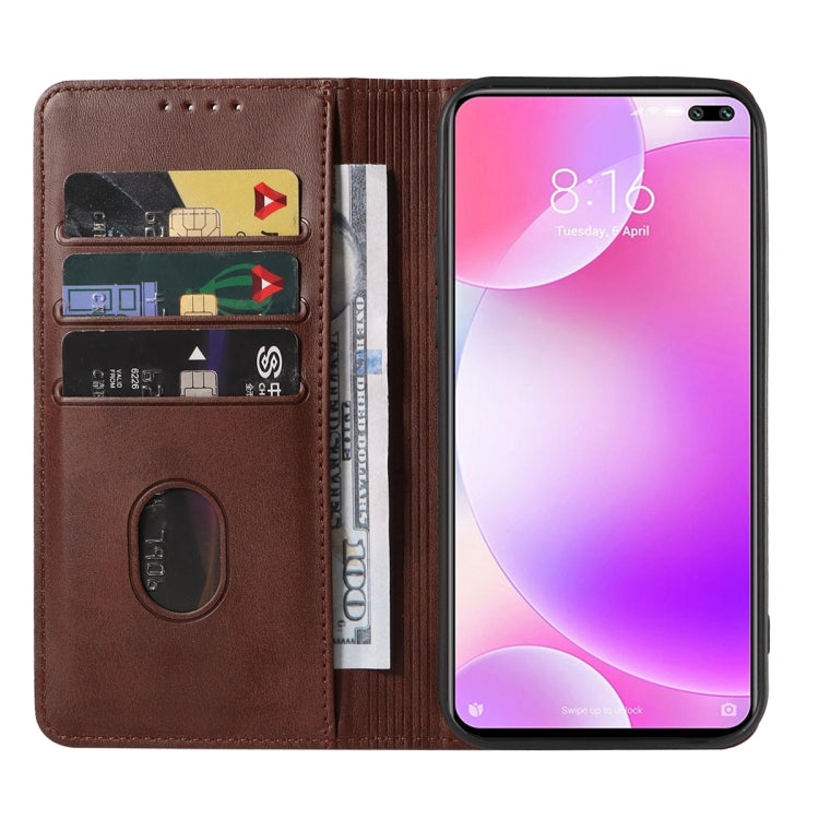 For Xiaomi Poco X2 Magnetic Closure Leather Phone Case