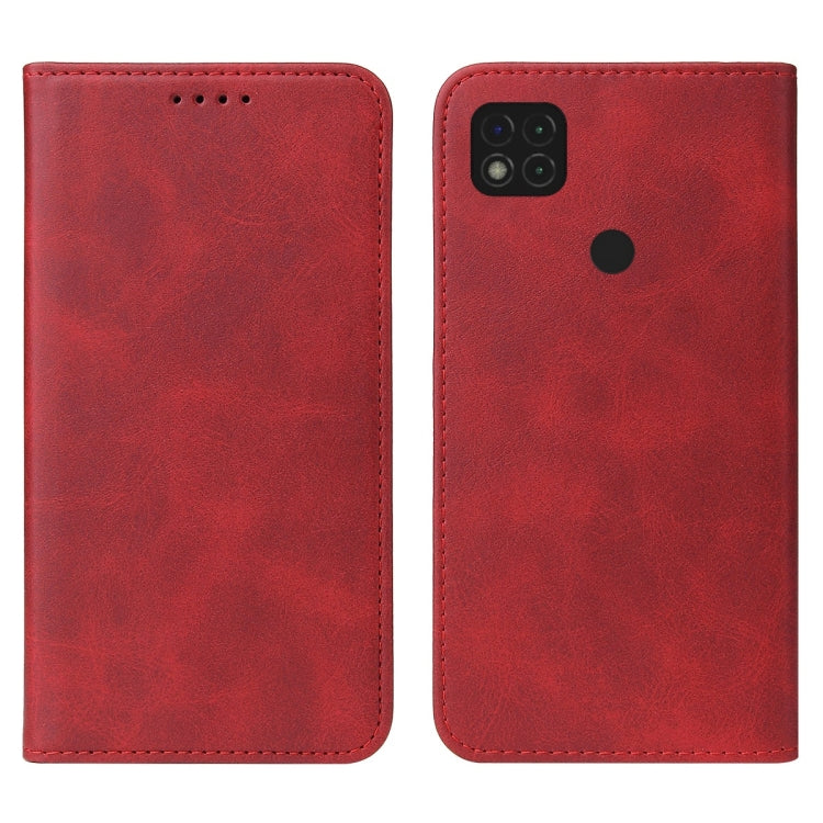 For Xiaomi Redmi 9C Magnetic Closure Leather Phone Case