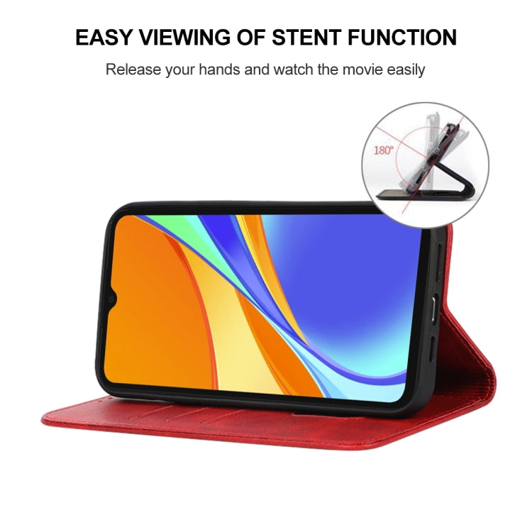 For Xiaomi Redmi 9C Magnetic Closure Leather Phone Case