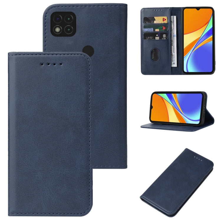 For Xiaomi Redmi 9C NFC Magnetic Closure Leather Phone Case