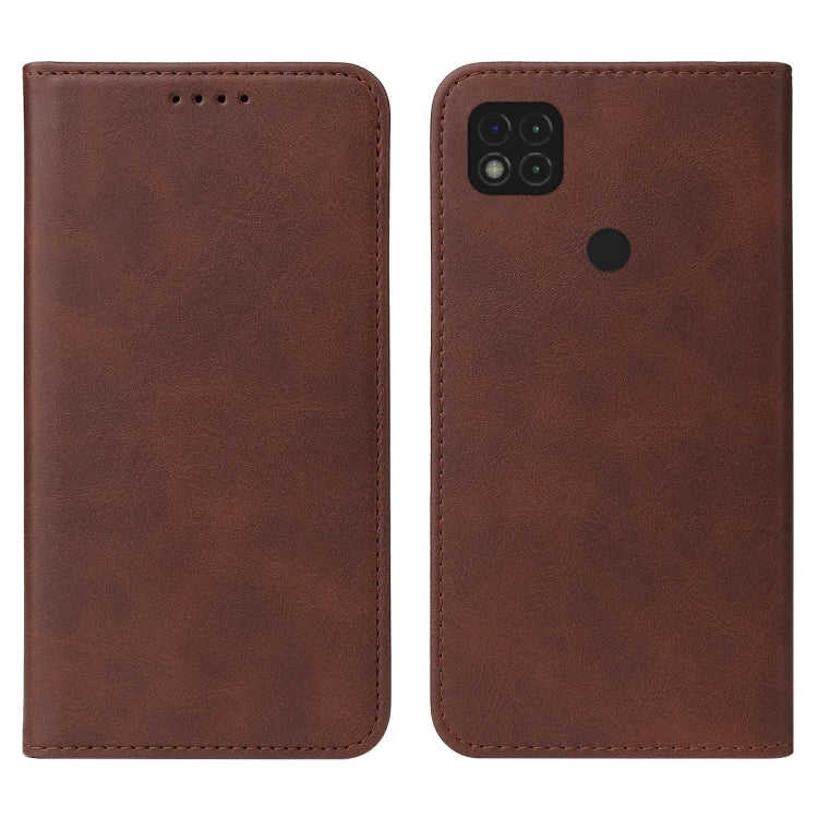 For Xiaomi Redmi 9C NFC Magnetic Closure Leather Phone Case
