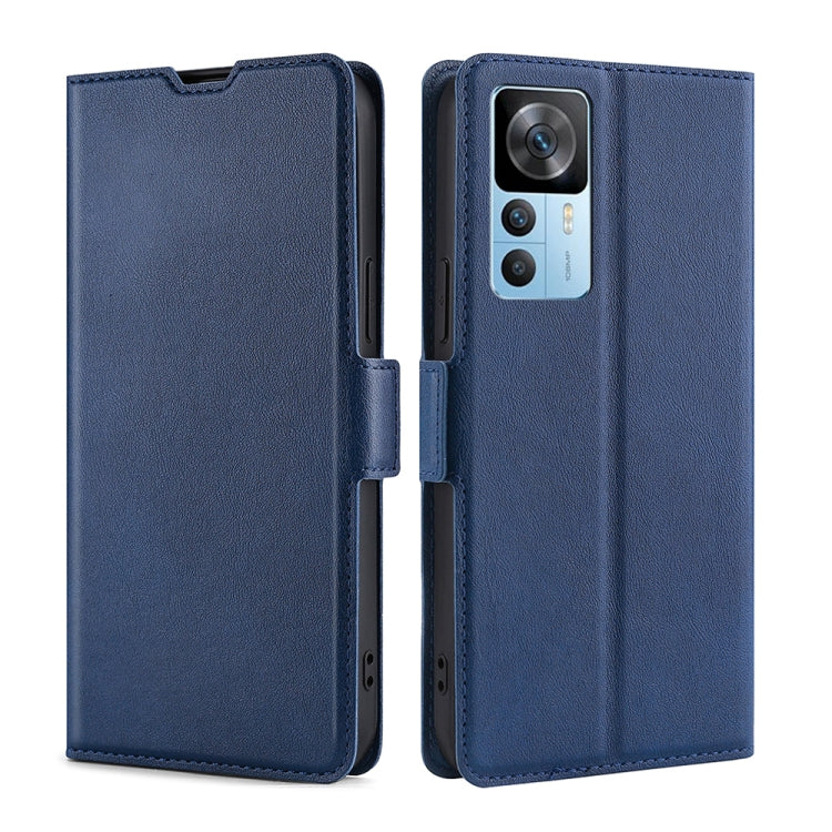 For Xiaomi Redmi K50 Ultra/Xiaomi 12T/Xiaomi 12T Pro Ultra-thin Voltage Side Buckle Horizontal Flip Leather Phone Case