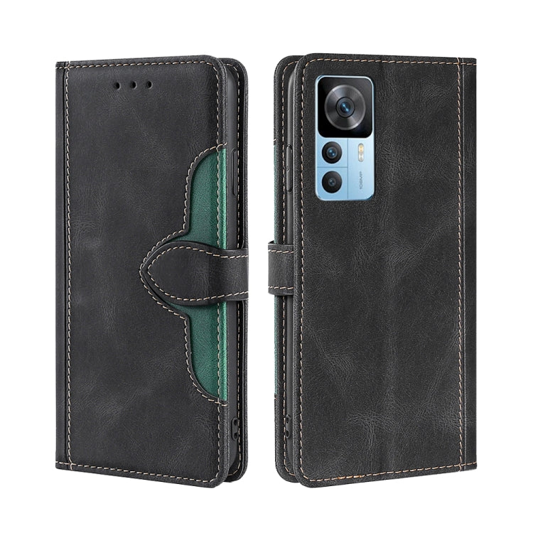 For Xiaomi Redmi K50 Ultra/Xiaomi 12T/Xiaomi 12T Pro Skin Feel Magnetic Buckle Leather Phone Case