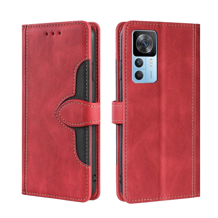 For Xiaomi Redmi K50 Ultra/Xiaomi 12T/Xiaomi 12T Pro Skin Feel Magnetic Buckle Leather Phone Case