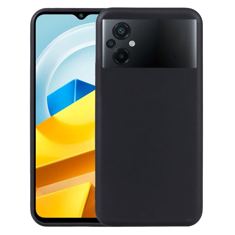For Xiaomi Poco M5 TPU Phone Case(Black)